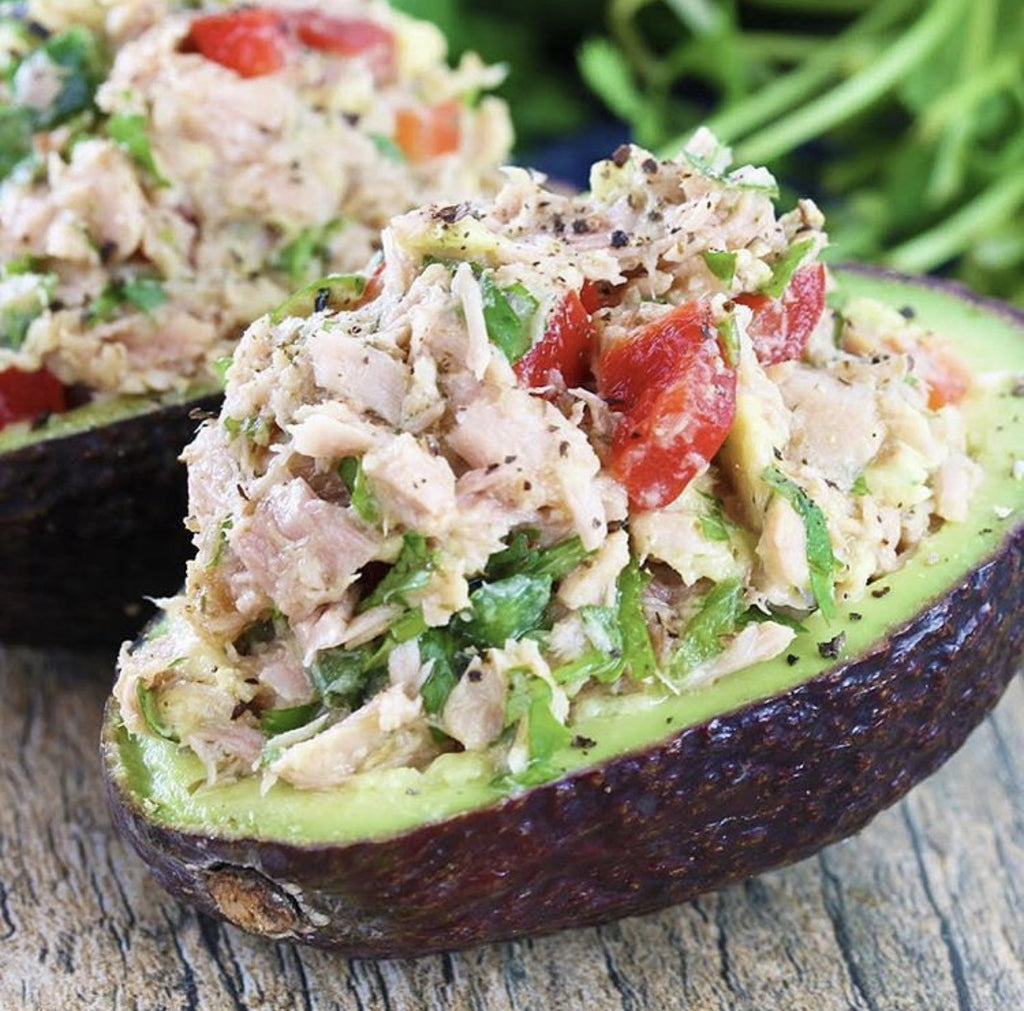 Avocado Tuna Salad: Eating well-feeling good