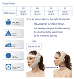 Post Facial Surgery Chin Strap Compression Garment with Full Neck Support | FA03
