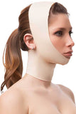 Post Facial Surgery Chin Strap Compression Garment with Full Neck Support